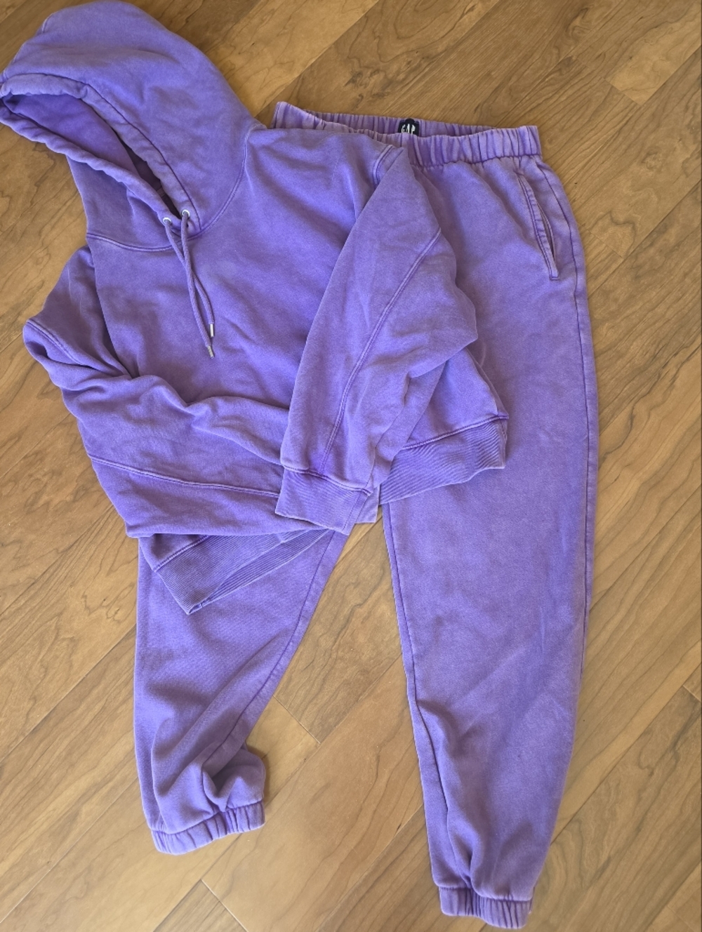 GAP Purple VintageSoft Style Matching Pant And Hoodie Set Sz Sm